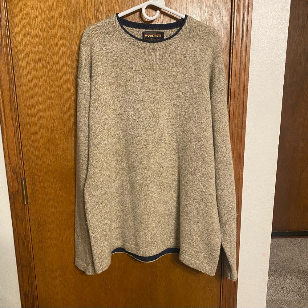 Men's XL Tall Woolrich Wool Nylon Mix Knit Sweater